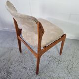 6 Scandinavian teak chairs Erik Buch, 60s