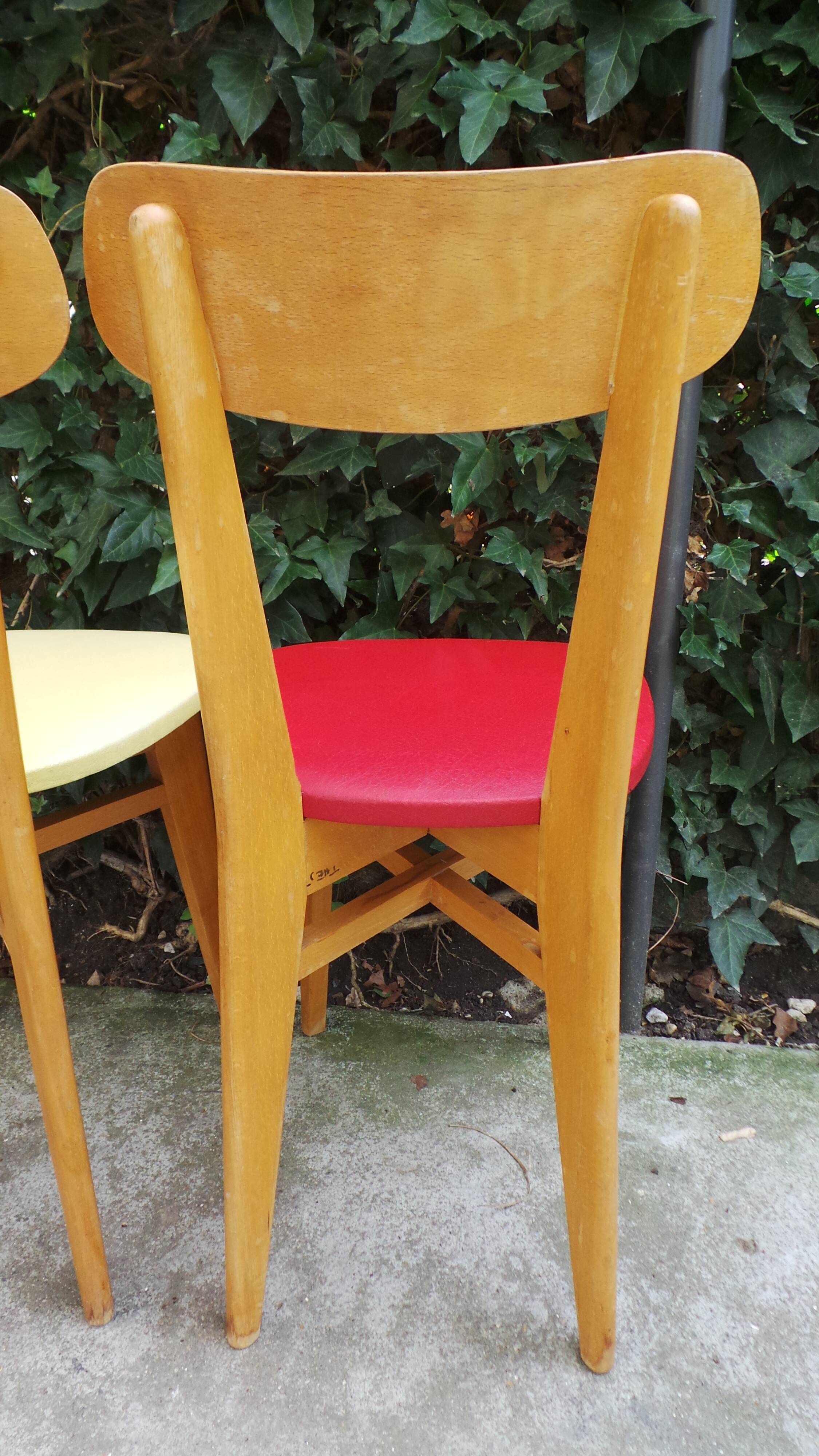 Compass foot chairs 1950
