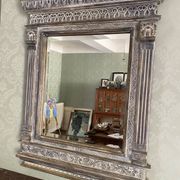 Hand Carved Teak Mirror