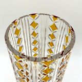 Vase en cristal, Pologne, années 1970