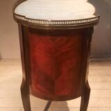 Commode tambour à porte  en plaquage