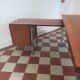 Desk with removable drawers in the style of Florence Knoll.