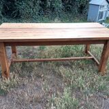 Solid oak farm table