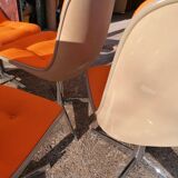 Set of 4 vintage Steelcase Strafor office chairs by Randall Buck.