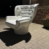 White Elda Joe Colombo chair Longhi, new condition!