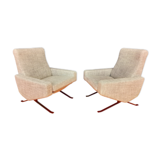 Pair of armchairs by Paul Geoffroy