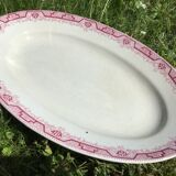 Dish pink iron earth st amand model morocco