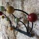 Wall coat rack 50s, colored balls
