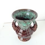 Vase vintage en céramique émaillée