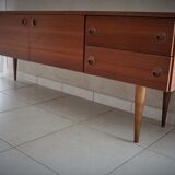 Scandinavian sideboard in teak and teak veneer
