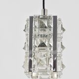 Bakalowits Vienna, up to three faceted crystal pendant lamps, Austria, 1960s