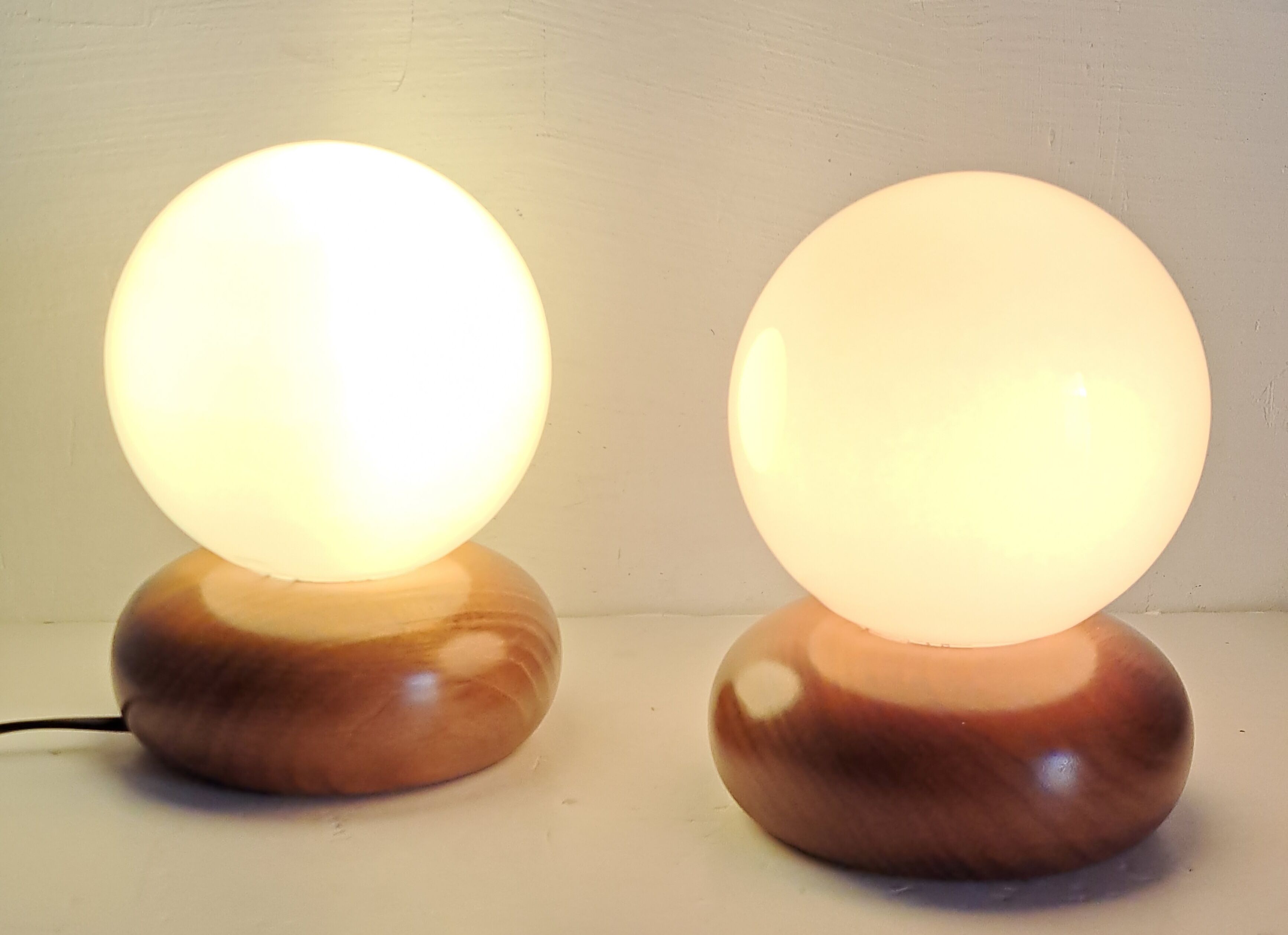 Pair of bedside lamps