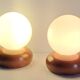 Pair of bedside lamps