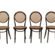 Ensemble vintage de quatre chaises Michael Thonet ZPM Radomsko Design