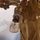 Pair of "Palmeras" lamps, Christian Techoueyres for Maison Jansen, gilded brass, 1970s – France