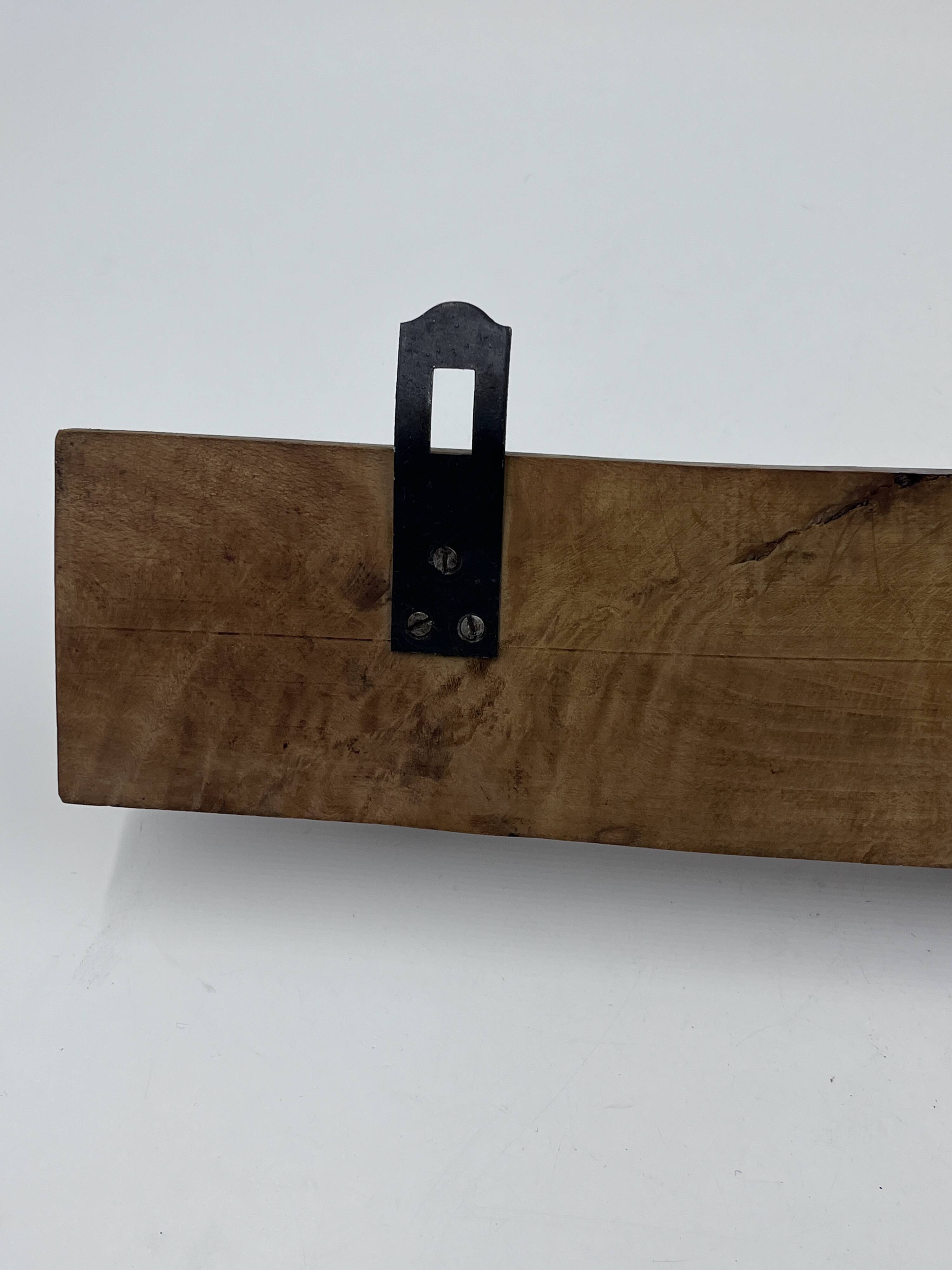 Portemanteau mural en bois