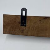 Wooden wall coat rack
