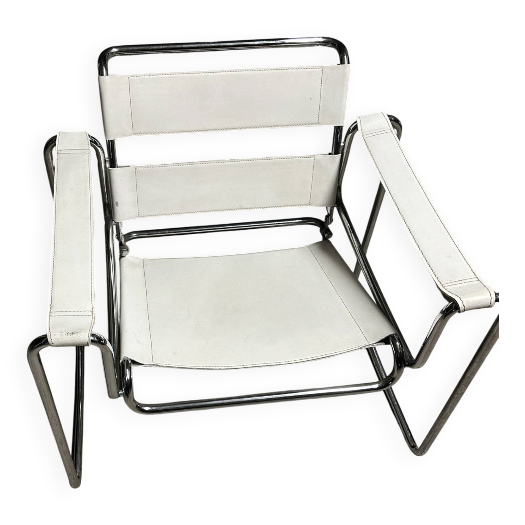 Paire de fauteuils style Marcel Breuer
