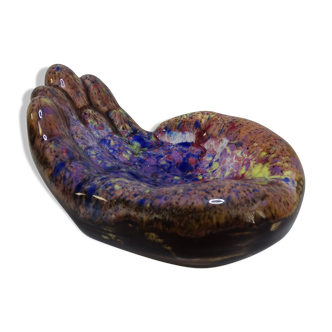 Empty hand pocket multicolored vintage signed