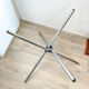 Round tripod table in smoked glass Roche Bobois 70