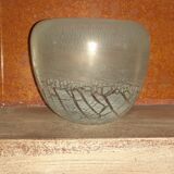 Vase verre dépoli