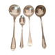 3 ladles and 1 stew spoon
