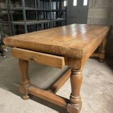 Solid oak farmhouse table