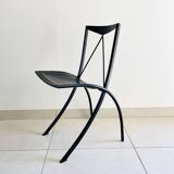 Pair of Bella folding chairs by Cattelan Italia - Elegant and compact black