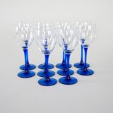 Set of wine glasses, Danish design, 1970s, manufactured in Denmark