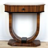 Art Deco rosewood console. Manufacturer.