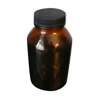 Amber drug bottle