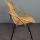 Rattan sofa & sheepskin Dutch Design 1960