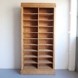 Meuble à casiers en chêne