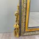 Grand Miroir à Fronton En Bois Sculpté Et Doré, Style Napoléon III