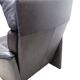 Fauteuil en cuir COR avec repose-pieds