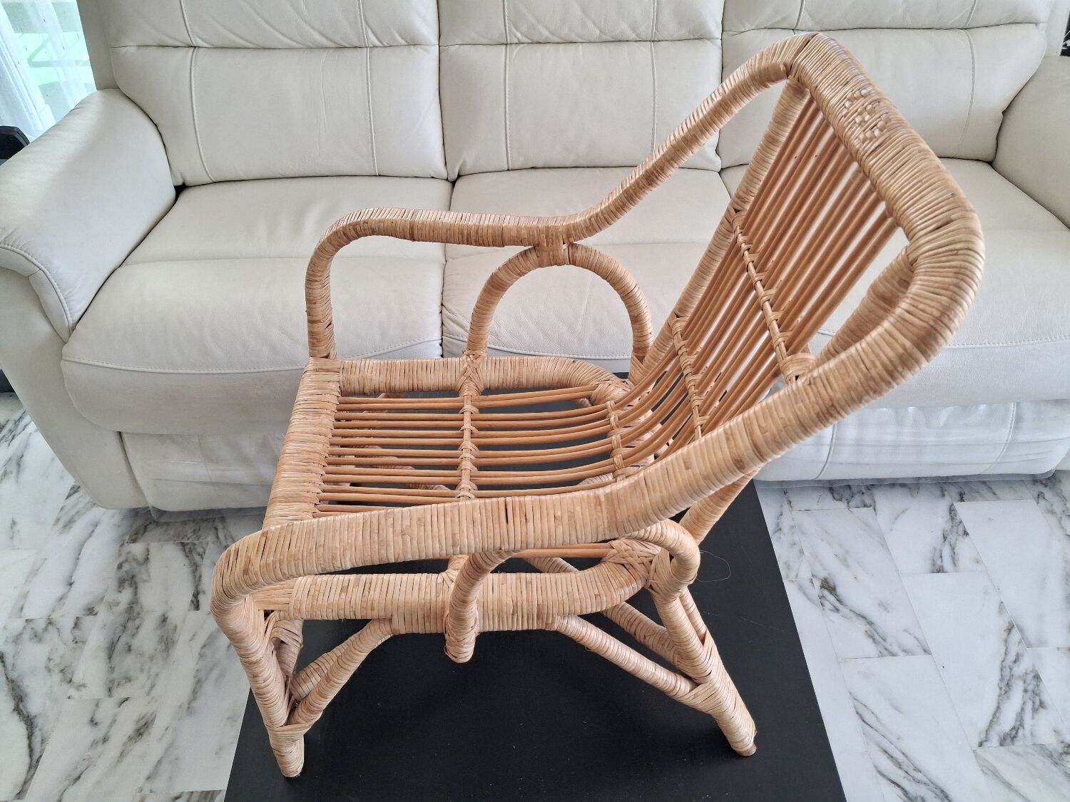 Rattan armchair for children