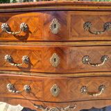 Louis XIV Commode in Marquetry Period 19th Century