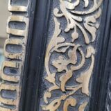 Louis Philippe Napoleon III mirror in decorated gilded wood - 1m70