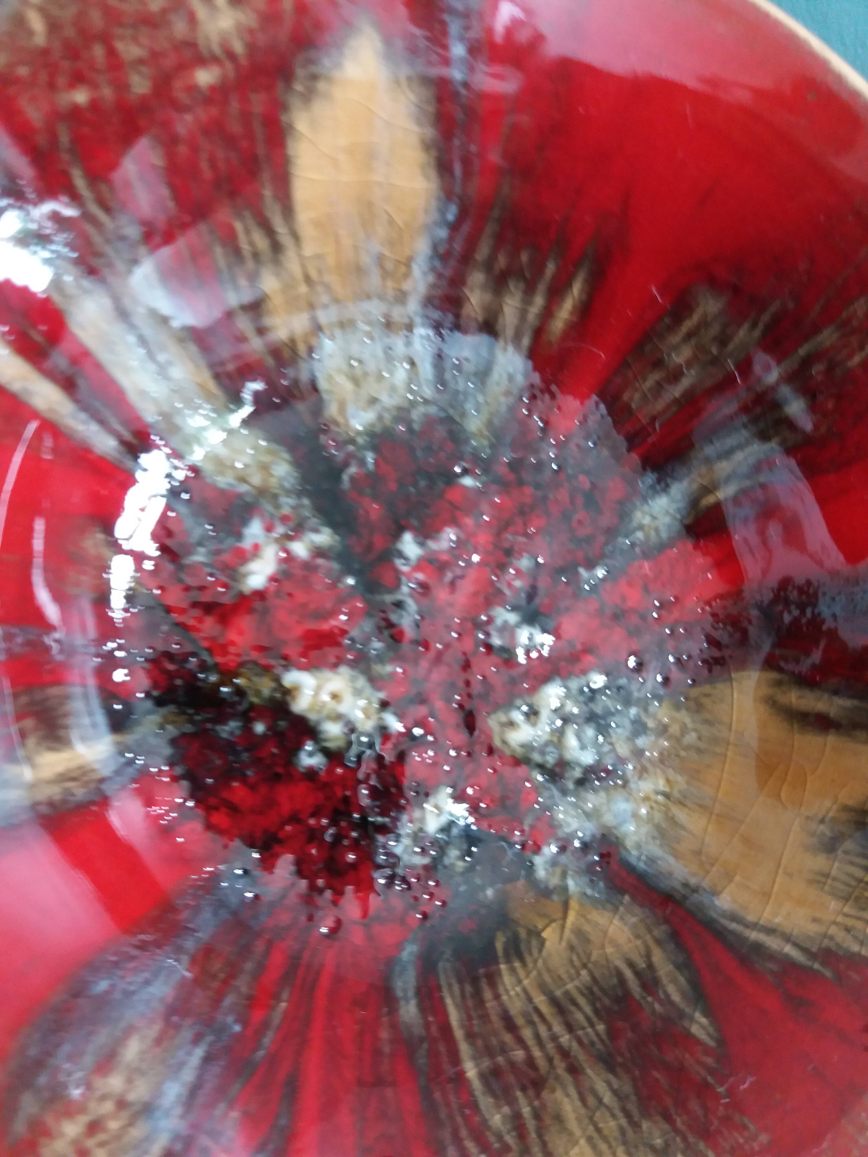 Handcrafted ceramic ashtray from the Basque Country of Béarn, 1970s