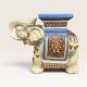 Elephant ceramic side table