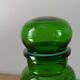 Green vintage apothecary pot and golden ledé