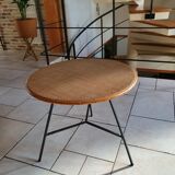 Vintage rattan coffee table