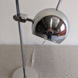 Chrome Eye Ball lamp, Space Age, Germany circa 1970.