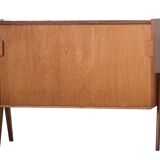 Sewing machine furniture with compass feet from the 50s/60s