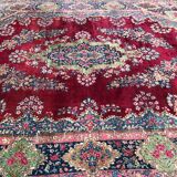 Tapis ancien Kirman fin 270x380 cm