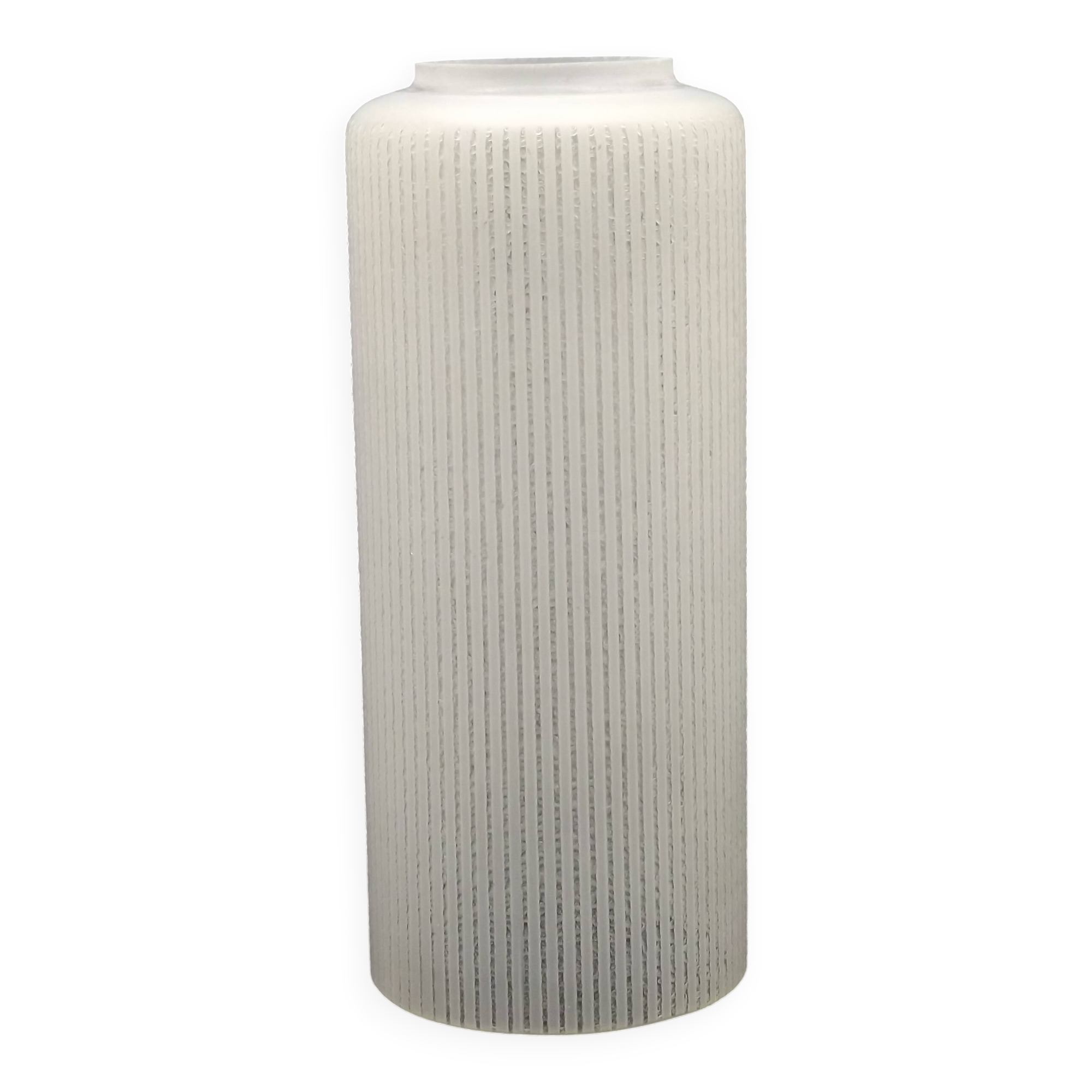 White glass lampshade, 1960s-70s