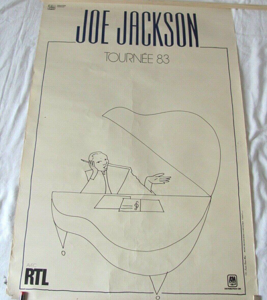 Joe Jackson 1983 concert poster