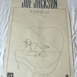 Joe Jackson 1983 concert poster