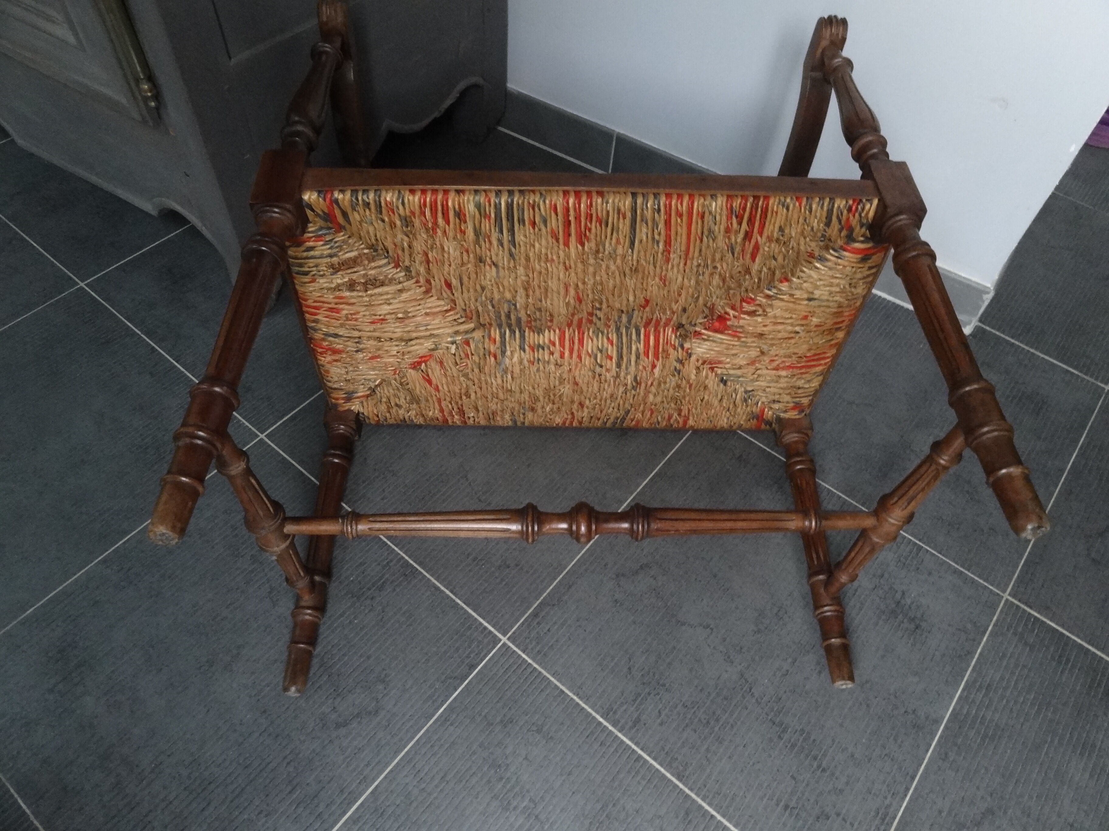 Bench mulched Louis Philippe