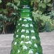 Small bubbled glass decanter from empoli -vintage rare made in italy, glassware 1970s/80s